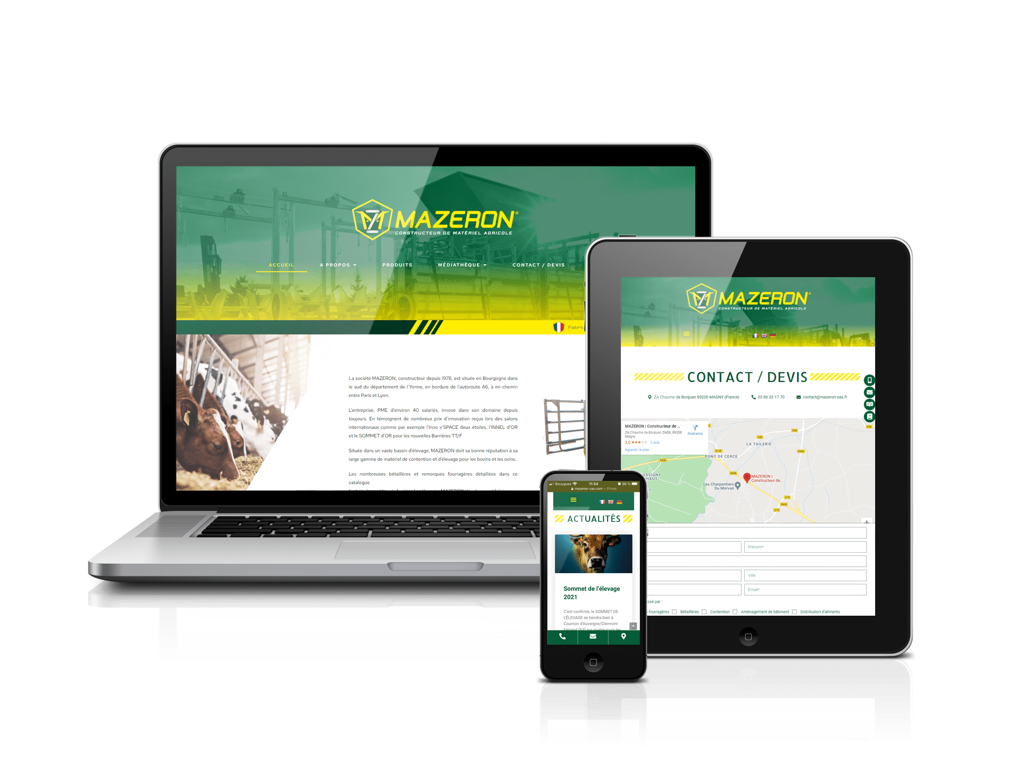 Nouveau site Mazeron